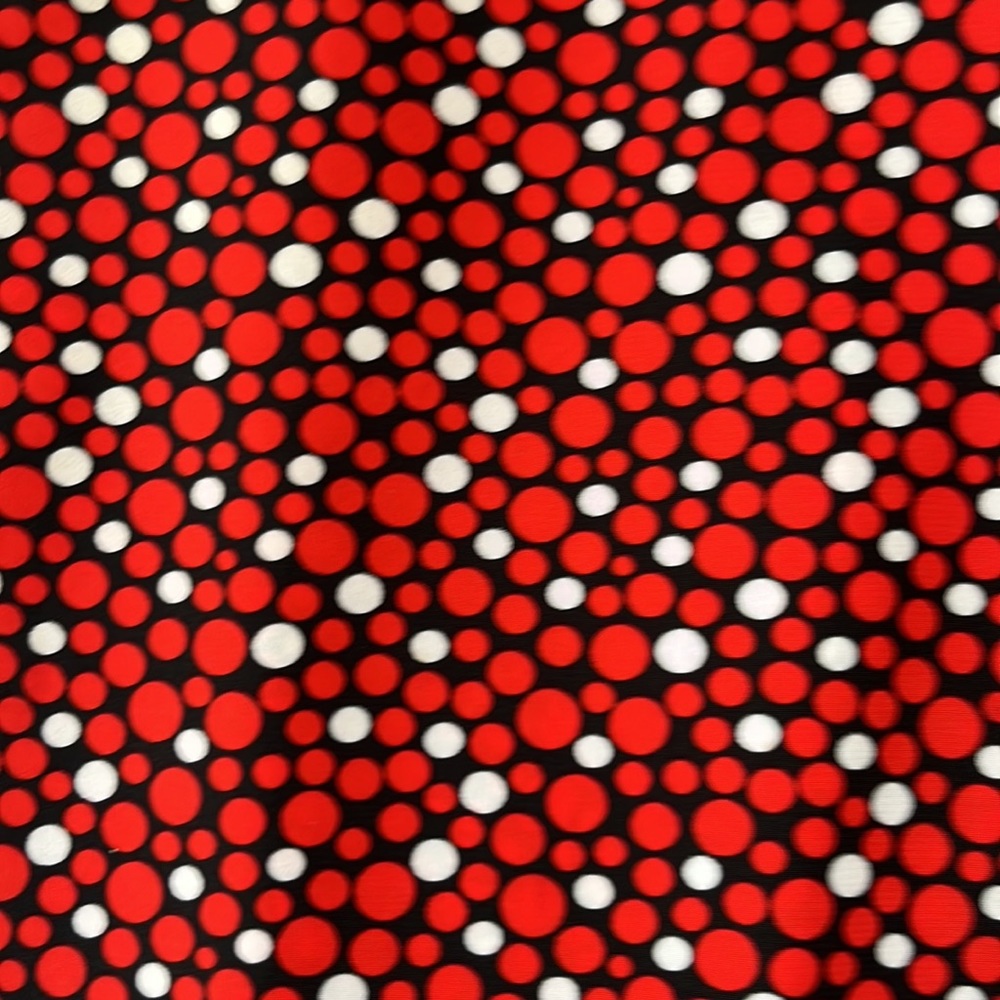 Red & White Polka Dot Blouse Size 16 - Picture 2 of 3